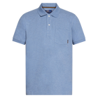 NickySI Pocket Polo Polo - Calm blue melange