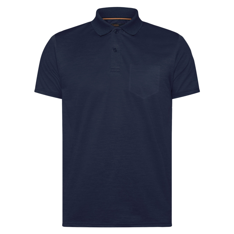 ThomasSI Pocket Tech Polo - Deep Marine