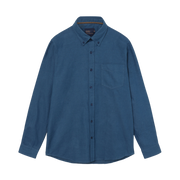 BendixSi Flannel L/S Shirts - Blue Largo Melange