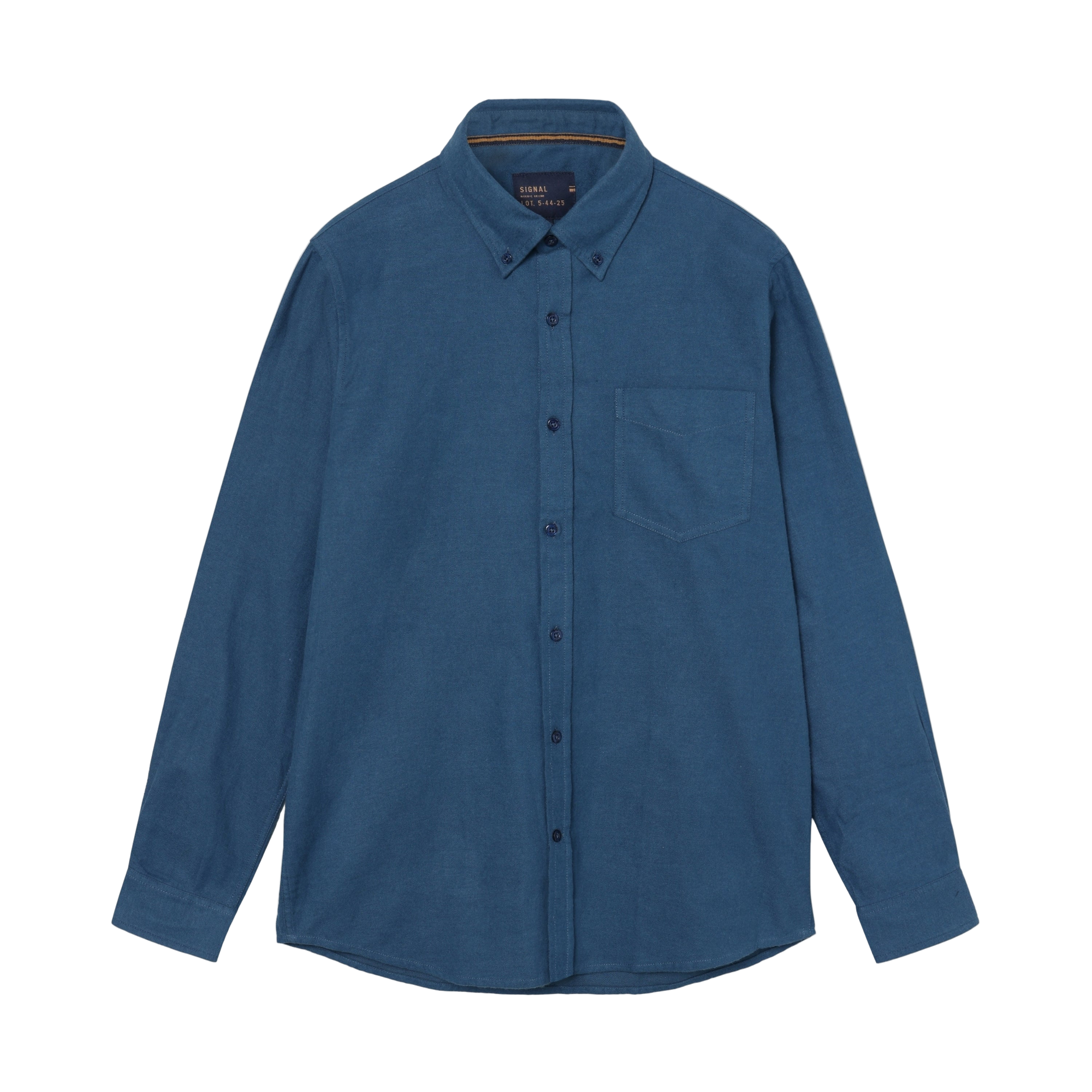 BendixSi Flannel L/S Shirts - Blue Largo Melange
