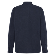 BendixSi Flannel L/S Shirts - Deep Marine Melange