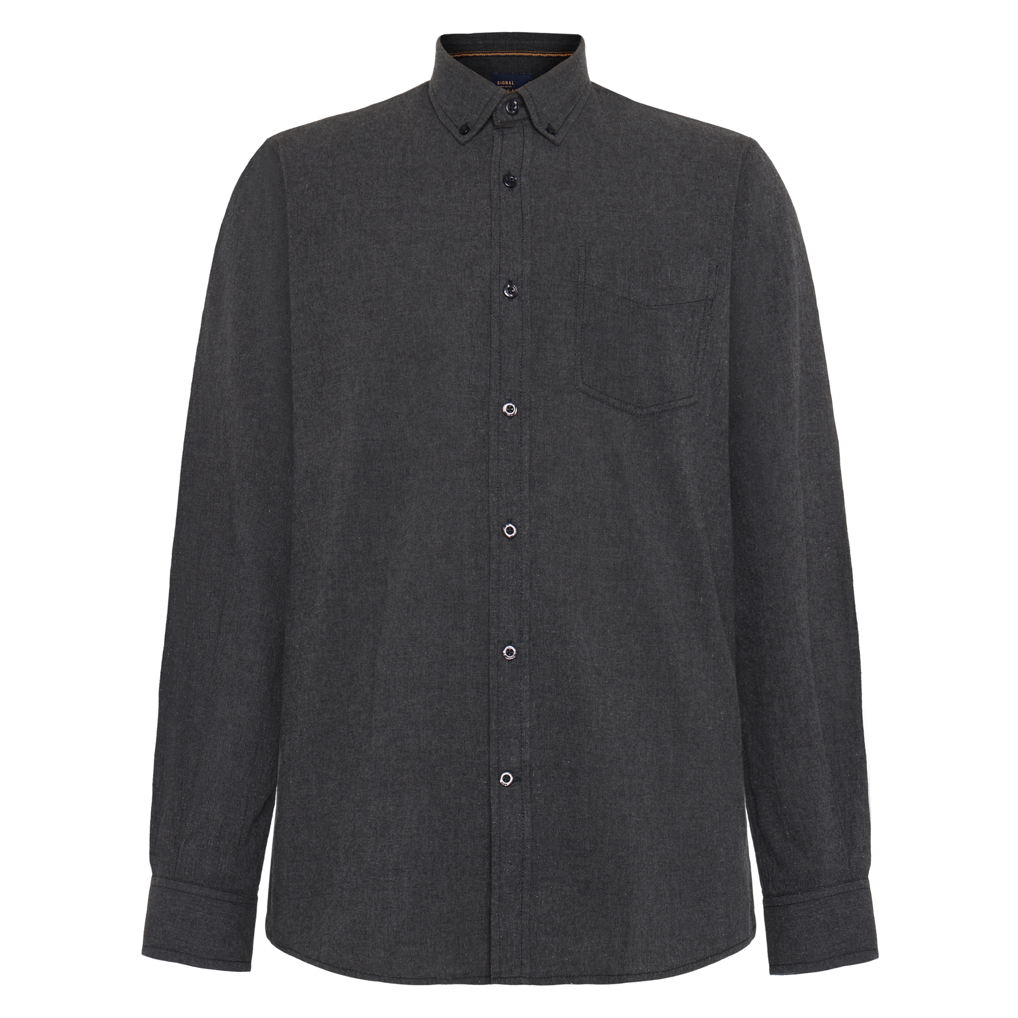 BendixSi Flannel L/S Shirts - Gray Volcano Melange