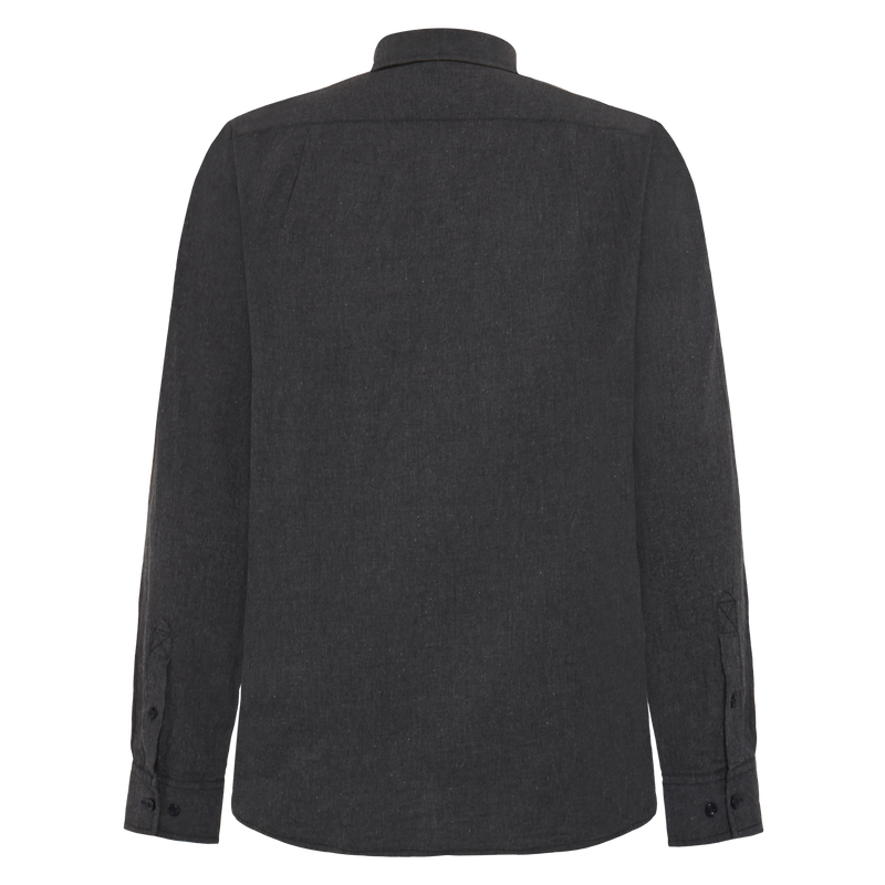 BendixSi Flannel L/S Shirts - Gray Volcano Melange