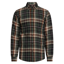 BruceSi Check + L/S Shirts - Beluga green