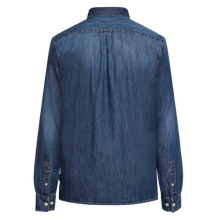 BrandonSi Denim L/S Shirts - Slate blue