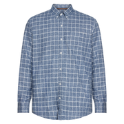 BerrySi Grid L/S Shirts - Blue Autumn