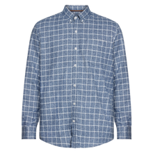 BerrySi Grid L/S Shirts - Blue Autumn