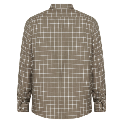 BerrySi Grid L/S Shirts - Beluga green