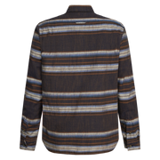 BarneySi H-stripe L/S Shirts - Deep Marine