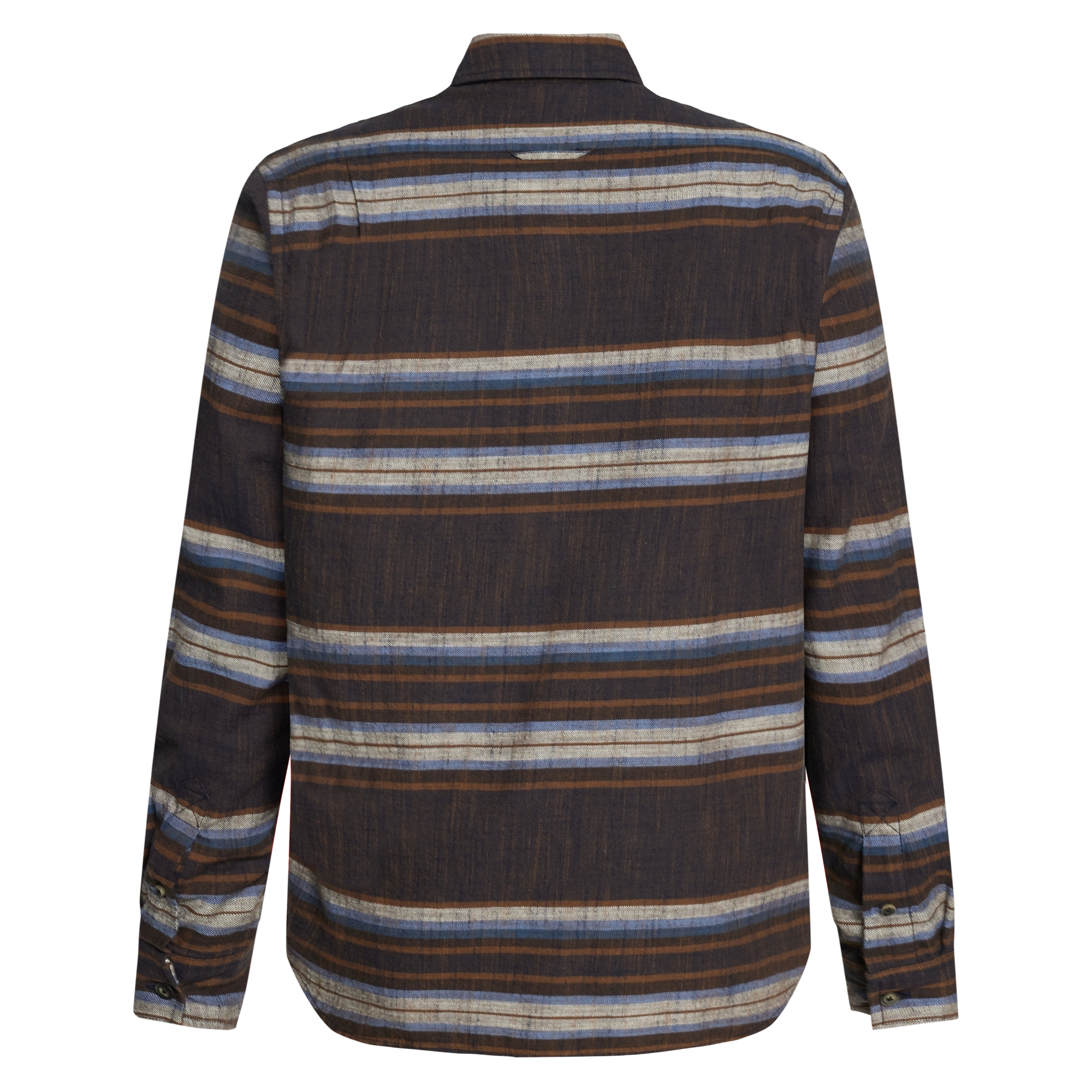 BarneySi H-stripe L/S Shirts - Deep Marine