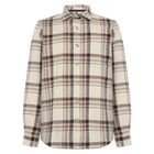 BennySi Big Check Overshirt - Brown Bark