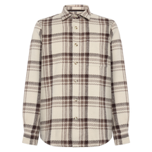 BennySi Big Check Overshirt - Brown Bark