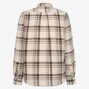 BennySi Big Check Overshirt - Brown Bark