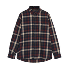 MikeSi Check + L/S Shirts - Deep Marine