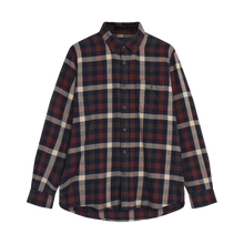 MikeSi Check + L/S Shirts - Deep Marine