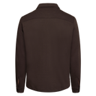 BertleSi Zip Overshirt Sweatshirt - Brown Bark