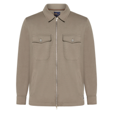 BertleSi Zip Overshirt Sweatshirt - Smokey Olive