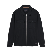 BertleSi Zip Overshirt Sweatshirt - Black