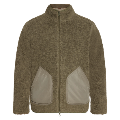 AlbertSi Teddy Fleece - Smokey Olive