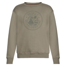 TimSi Crew Sweat Sweatshirt - Smokey Olive