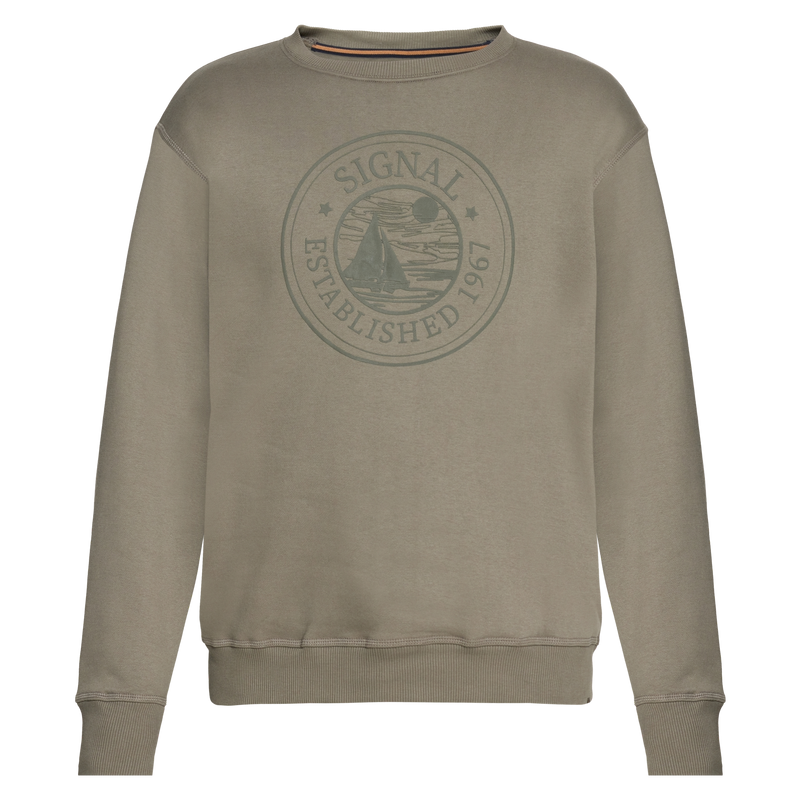 TimSi Crew Sweat Sweatshirt - Smokey Olive