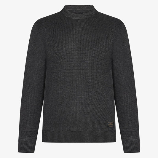 KalleSI Structure Crew + - Deep grey melange