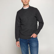 KalleSI Structure Crew + - Deep grey melange