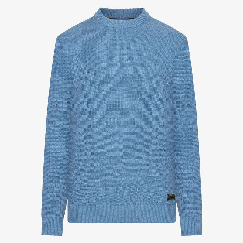 KalleSI Structure Crew + - Calm blue melange