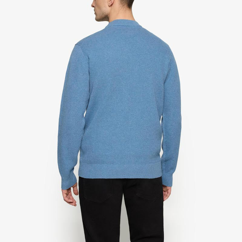 KalleSI Structure Crew + - Calm blue melange