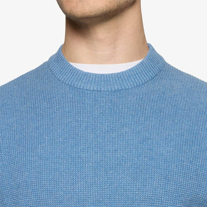 KalleSI Structure Crew + - Calm blue melange