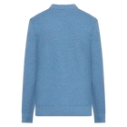 KalleSI Structure Crew + Knit - Calm blue melange