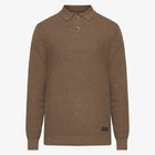 KlasSi Structure Polo + - Cocoa Brown Melange