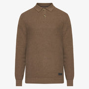 KlasSi Structure Polo + - Cocoa Brown Melange