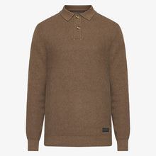 KlasSi Structure Polo + - Cocoa Brown Melange