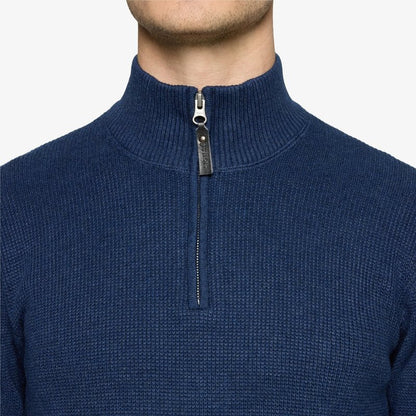 KeanuSi Structure Halfzip + - Deep Marine Melange