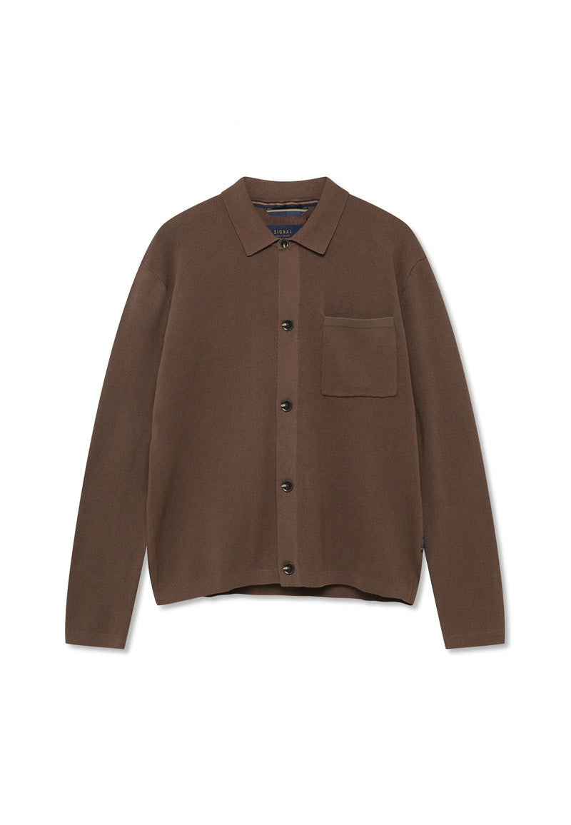 KunoSi Knit Shirt - Cocoa Brown