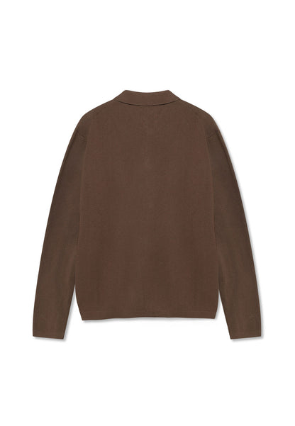 KunoSi Knit Shirt - Cocoa Brown