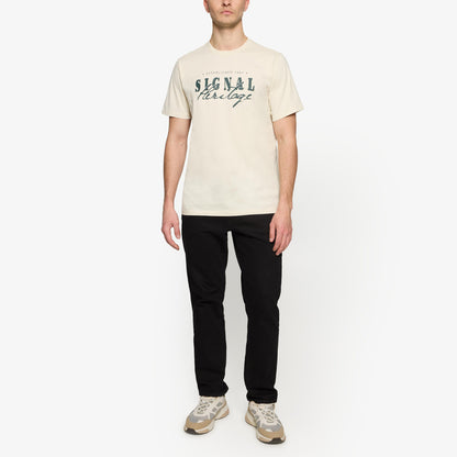 PabloSi Front Print + - Ivory Cream