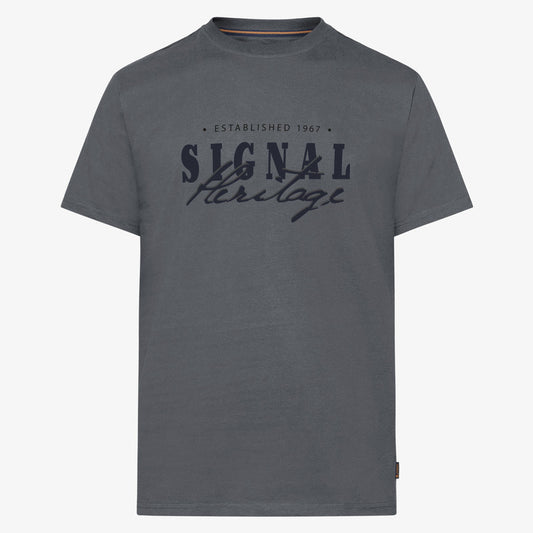 PabloSi Front Print + - Shadow grey