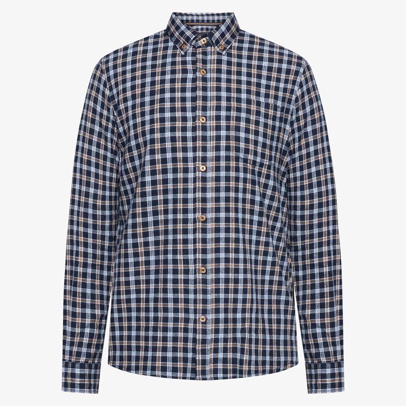 SuneSi Small Check + - Deep Marine