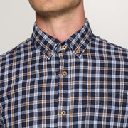 SuneSi Small Check + - Deep Marine