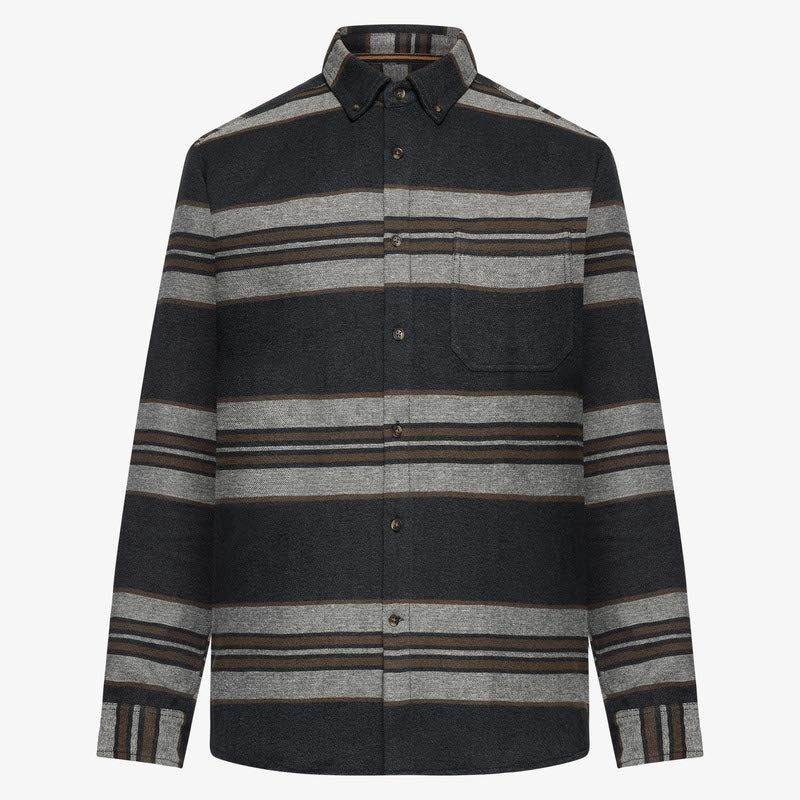 StanSi Boucle Stripe - Shadow Grey Mel