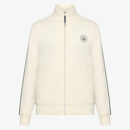 MattsSi Zip Sweat Cardigan - Ivory Cream