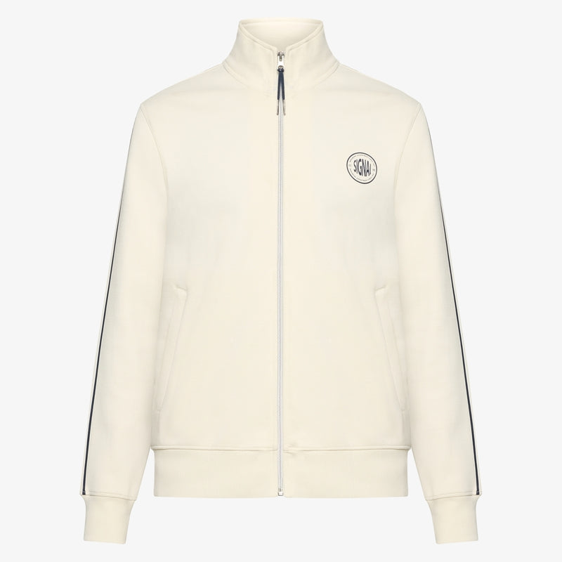 MattsSi Zip Sweat Cardigan - Ivory Cream