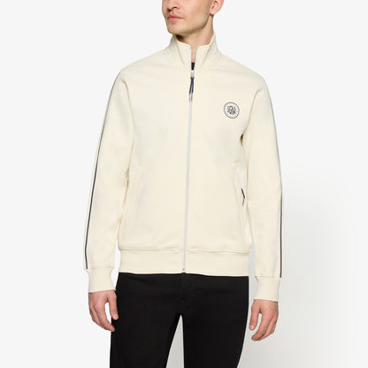 MattsSi Zip Sweat Cardigan - Ivory Cream