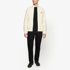 MattsSi Zip Sweat Cardigan - Ivory Cream
