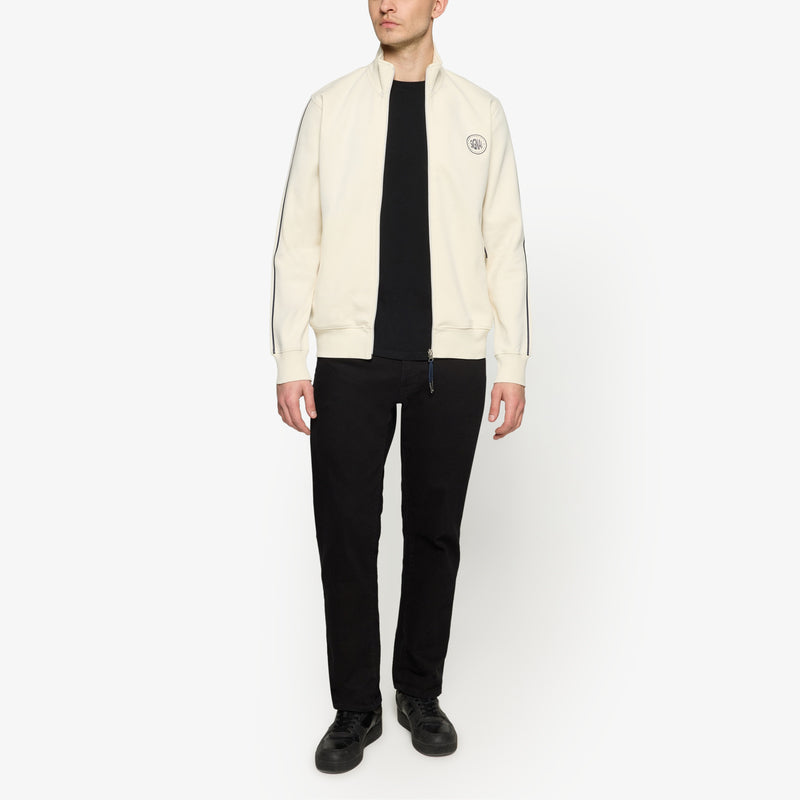 MattsSi Zip Sweat Cardigan - Ivory Cream