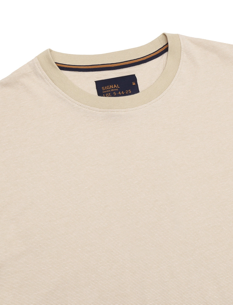 YannSi Mini Stripe + - Warm beige