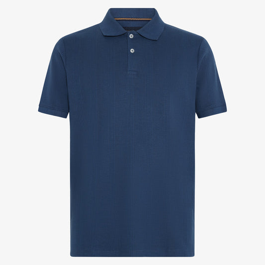 OlauSi Structured Polo - Blue Captain