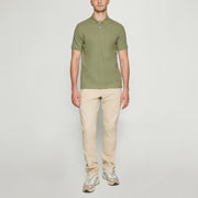 OlauSi Structured Polo - Oil Green